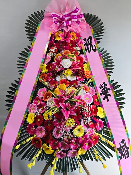 엠시티웨딩컨벤션 가장 인기있는 3단화환 기본형
